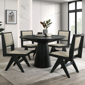 FM3222BK-RT-48-TABLE Tottenham 48" Round Dining Table