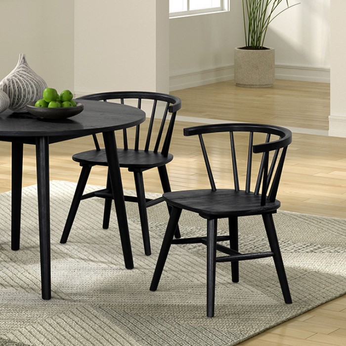 FM3102BK-RT Yate Round Dining Table