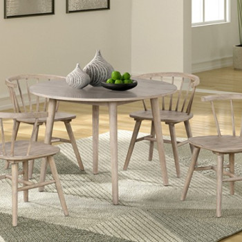 FM3102NT-RT-5PC 5PC SETS Yate Round Dining Table + 4 Chairs