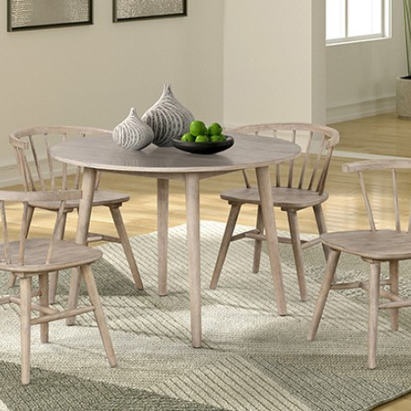 FM3102NT-RT-5PC 5PC SETS Yate Round Dining Table + 4 Chairs