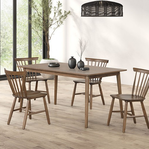 FM3100WN-T-5PC 5PC SETS Beale Dining Table + 4 Chairs