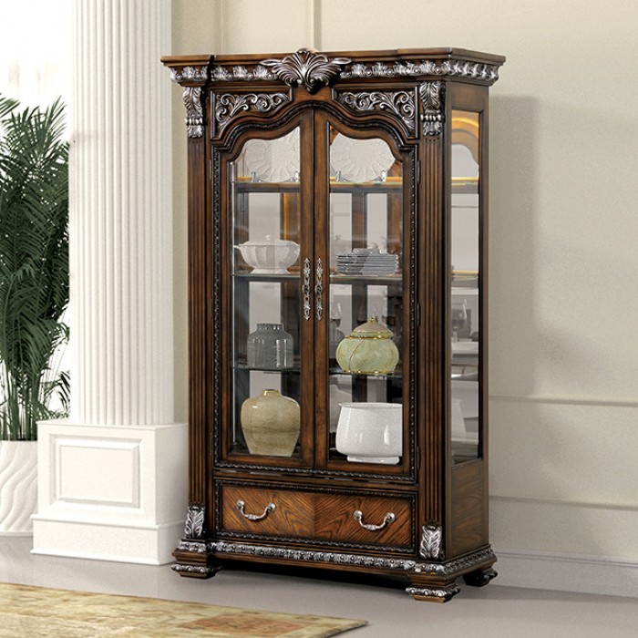 FM31002DB-CR Promenade Curio Cabinet