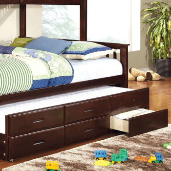 CM-BK458Q-CTR-EXP University Twin XL Trundle w/ 3 Drawers
