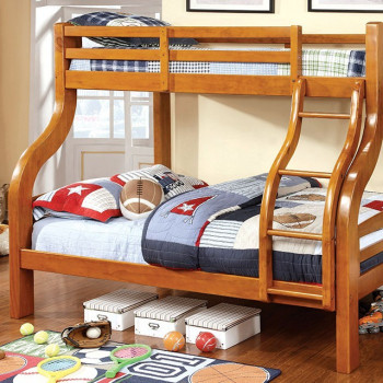 CM-BK618-BED Solpine Twin/Full Bunk Bed