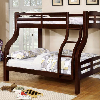 CM-BK618EX-BED Solpine Twin/Full Bunk Bed