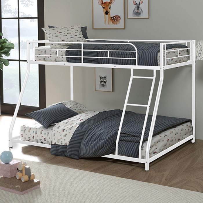 FM-BK901WH-TF Panos Twin/Full Metal Bunkbed