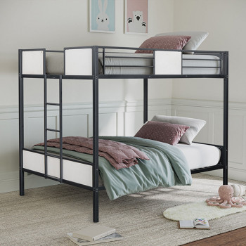 FM-BK902BK-FF Molton Full/Full Metal Bunkbed