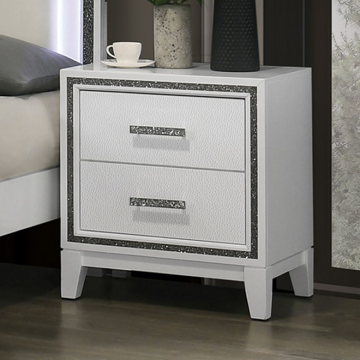 FM7203WH-N Lucida Night Stand