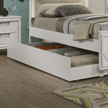 FM72081WH-T-TR Lareina Twin Bed Trundle