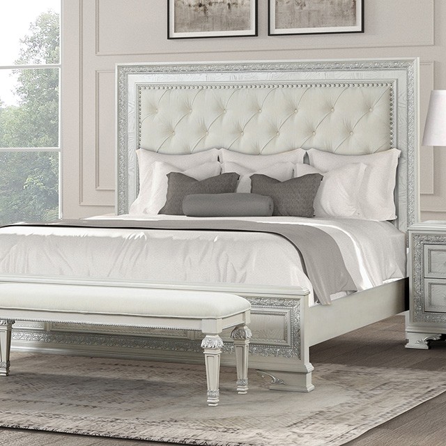 FM70000WH-F-Q Stella Mia Queen Bed