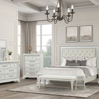 FM70000WH-W-Q-5PC 5PC SETS Stella Mia Queen Bed