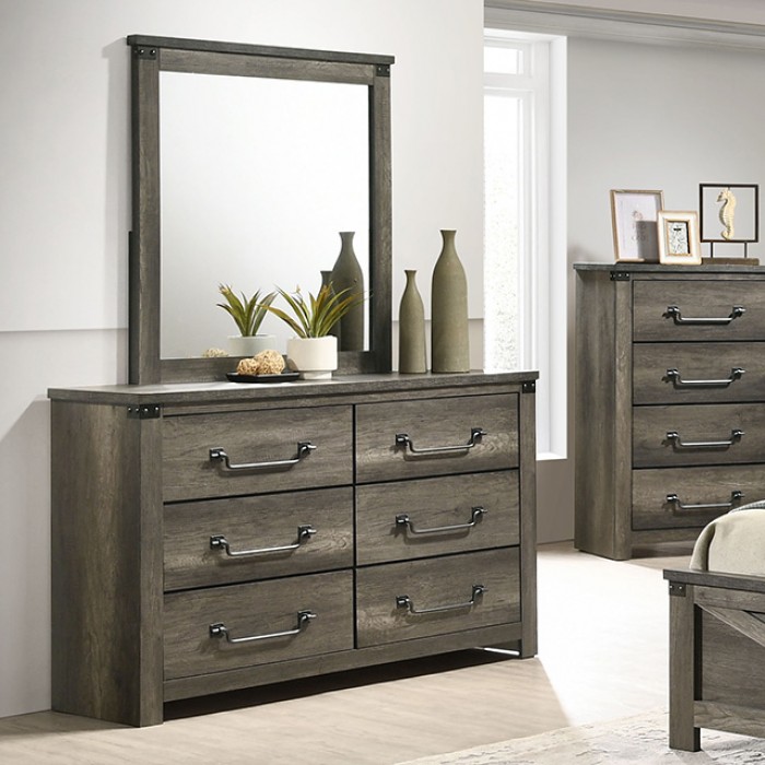 FM7218GY-D Britonale 6-Drawer Dresser