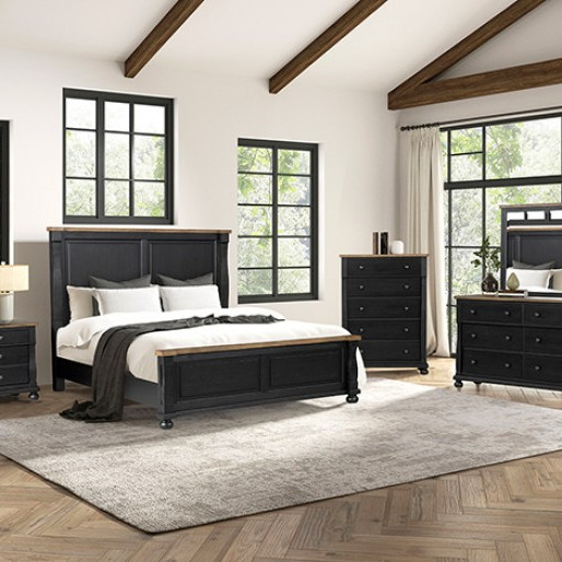 FM79009BK-EK-4PC 4PC SETS Neue Mills E.King Bed