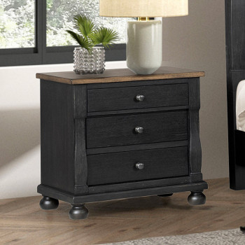 FM79009BK-N2 Neue Mills 3-Drawer Nightstand