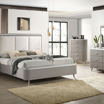 FM7243GY-Q-4PC 4PC SETS Aldridge Queen Bed