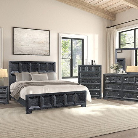 FM79011BK-Q-4PC 4PC SETS Hatton Cross Queen Bed