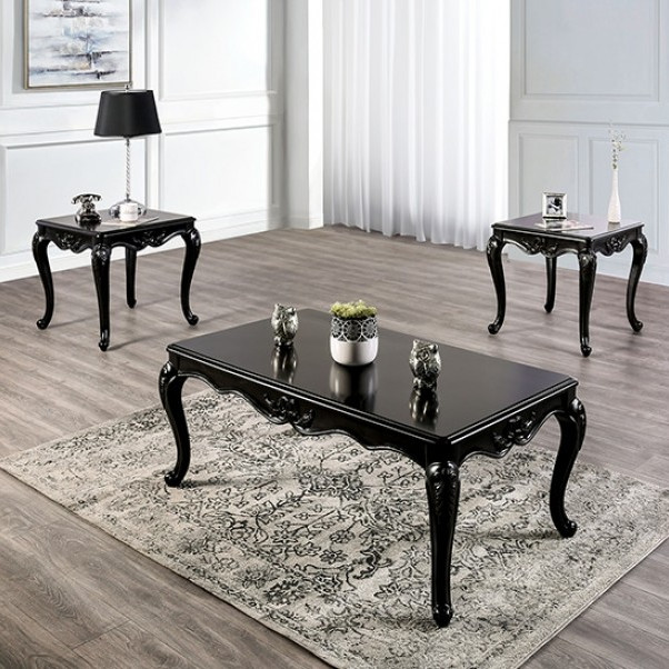 FM45001ES-3PC 3PC SETS Rochester Coffee Table + 2 End Table