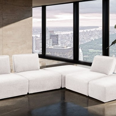 FM63001WH-F Stavanger L-Sectional