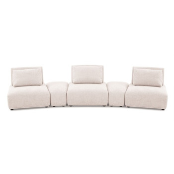 FM63001LB-G Stavanger Curved 3-Seater