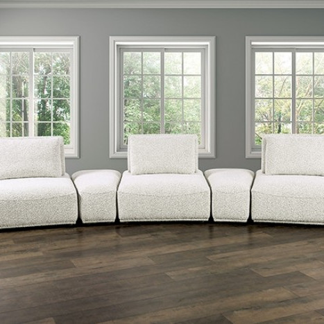 FM63001LG-G Stavanger Curved 3-Seater