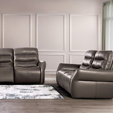 FM90007GY-PM-2PC 2PC SETS Granucci Sofa + Loveseat