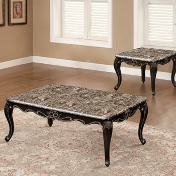 FM45006BR-2PC 2PC SETS Albacete Coffee Table + End Table