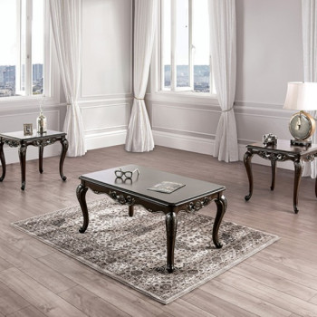 FM45003-3PC 3PC SETS Halcaster Coffee Table + 2 End Table