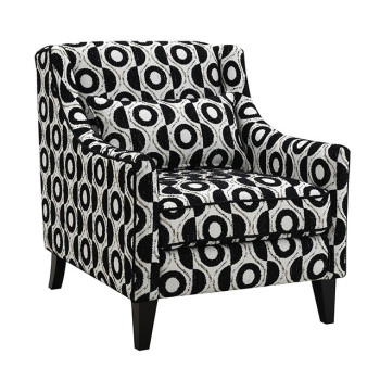 FM61007BK-CH-PT Viviani Accent Chair