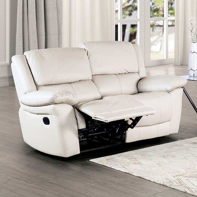 FM69003WH-LV-M Glarus Loveseat Manual Recliner