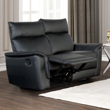 FM69002BK-LV-M Bienne Loveseat Manual Recliner