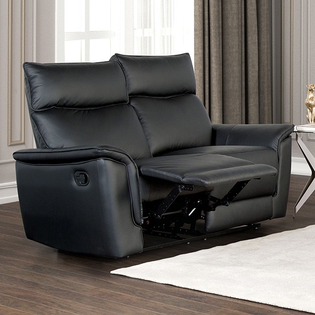 FM69002BK-LV-M Bienne Loveseat Manual Recliner