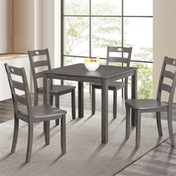 FM3419GY-T-5PK Lubbock 5 Pc. Dining Table Set