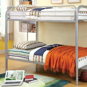 CM-BK1032-SV Rainbow Twin/Twin Bunk Bed