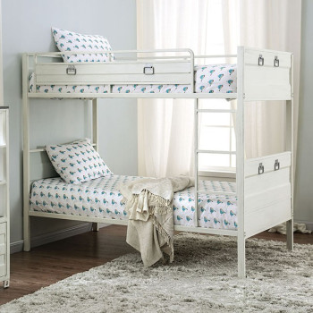 CM-BK959WH-BED McCredmond Twin/Twin Bunk Bed
