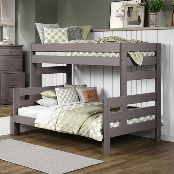 AM-BK306GY-BED Damaris Twin/Full Bunkbed