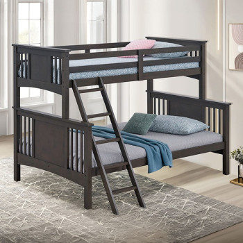 FM-BK602F-GY-BED Spring Creek Twin/Full Bunk Bed