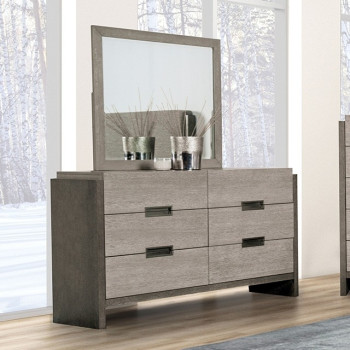 FM7597GY-D Gristalt Dresser (w/ Felt Line, No Jewelry Tray)
