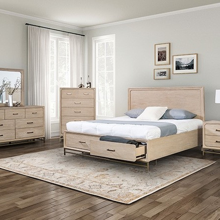 FM7369AK-EK-4PC 4PC SETS SANDNES E.King BED