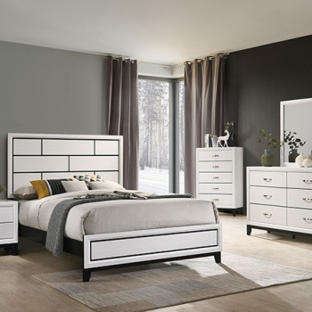 FM7215WH-Q-4PC 4PC SETS ERRICO Queen BED
