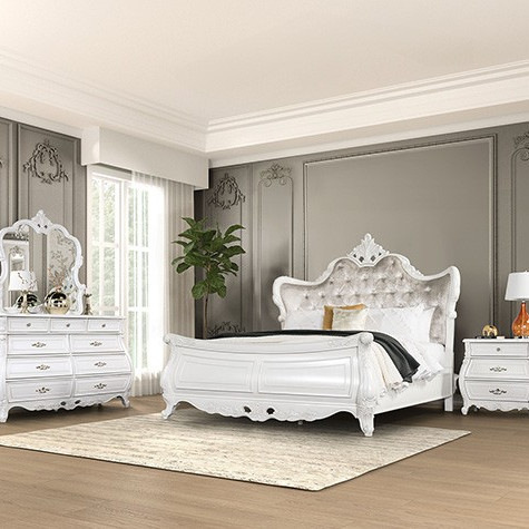 FM7419WH-Q-5PC 5PC SETS VALENTINI Queen BED