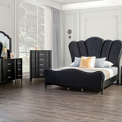 FM7416BK-EK-5PC 5PC SETS MELODI PARC E.King BED