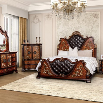 FM7422CH-Q-4PC 4PC SETS AQUILINA Queen BED