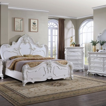 FM7636WH-Q-4PC 4PC SETS ROSELLI Queen BED
