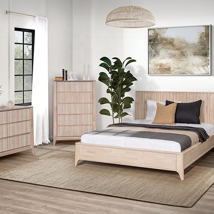 FM7105WH-Q-4PC 4PC SETS GERVAIS Queen BED