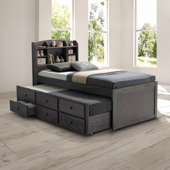 FM7106GY-T-BED TROUTDALE CAPTAIN BED