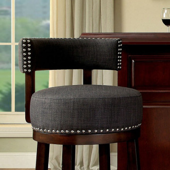 CM-BR6252GY-29-2PK LYNSEY 30" BAR STOOL