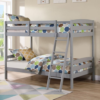 FM-BK002GY CANDICE TWIN/TWIN BUNK BED