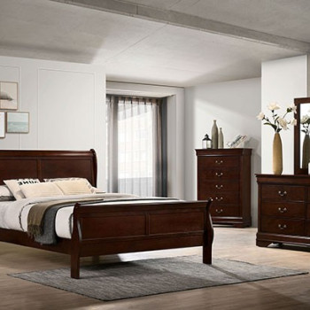 FM7866CH-Q-4PC 4PC SETS LOUIS PHILIPPE Queen BED