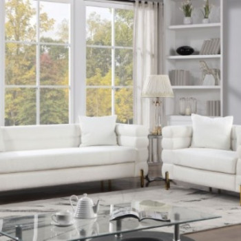 CM6454WH-2PC 2PC SETS LANDOVERY SOFA + LOVESEAT