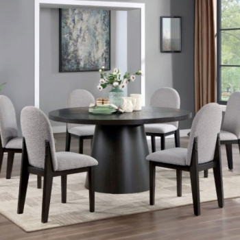 CM3949WN-RT-7PC 7PC SETS ORLAND DINING TABLE + 6 SIDE CHAIRS